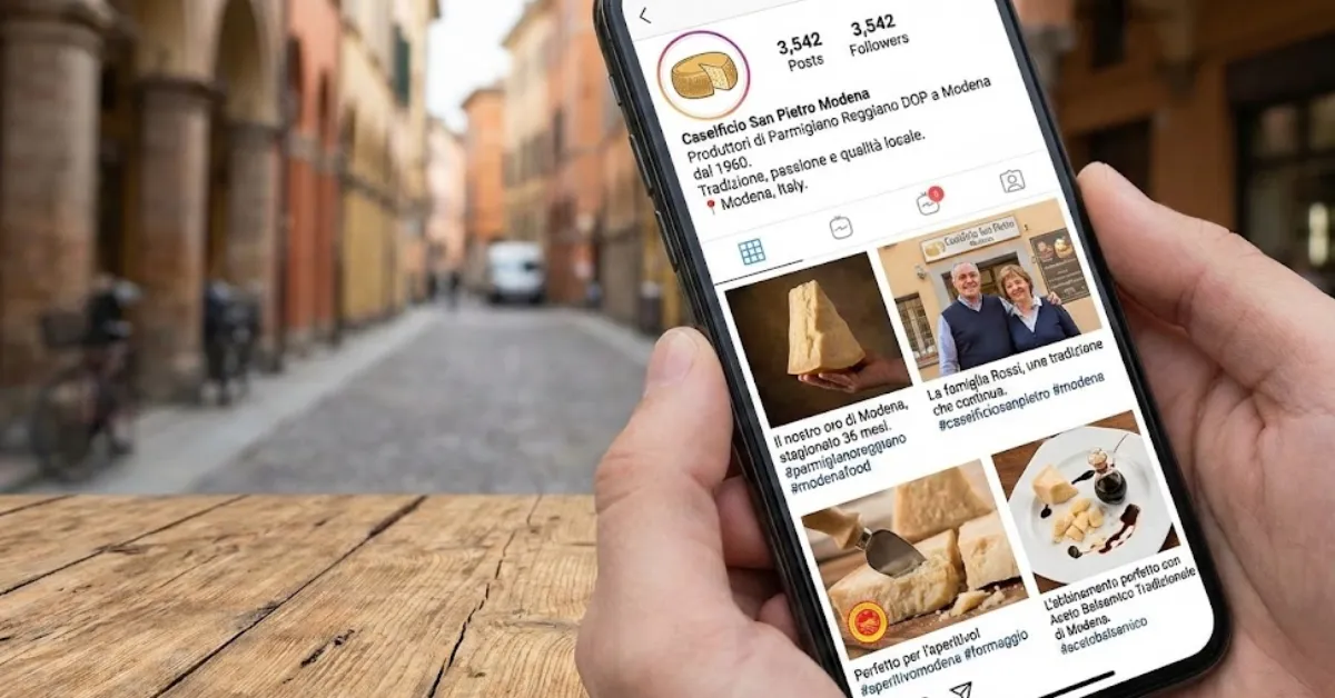 gestione social a modena per negozi aziende imprese pmi locale